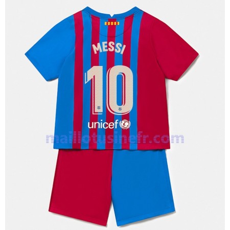 Maillot de Foot FC Barcelone Lionel Messi 10 Domicile 2021-22 - Enfant